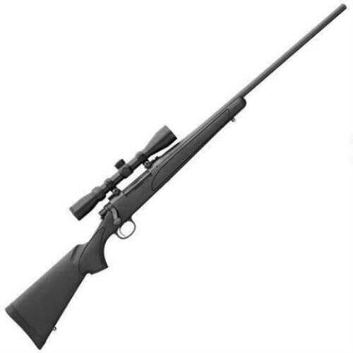 Remington 700 ADL 22-250 Rem Bolt Action Rifle 24" Matte Blued Barrel Black Synthetic Stock With Weaver 3-9x40mm Scope