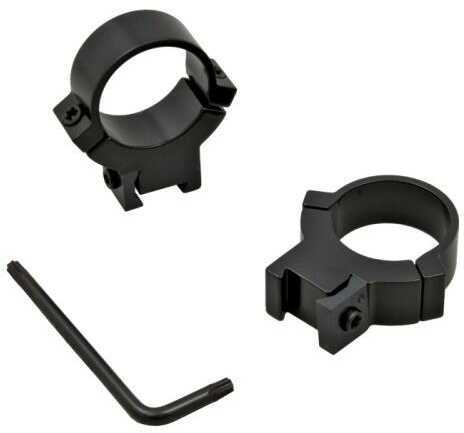 Warne Scope Mounts Rings 7.3/22 1" High Gloss 3/8 Or 11MM Dovetail
