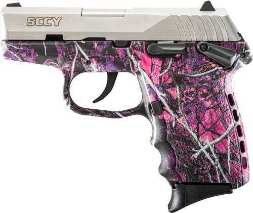 SCCY CPX1-TT Pistol Dao 9MM 10 Round SS/Muddy Girl Safety