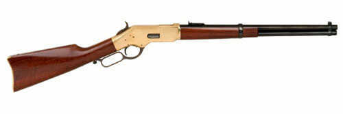Cimarron 1866 Carbine With Saddle Ring 32-20 Winchester Rifle 19" Round Barrel 10-Round Capacity Brass