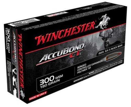 300 Winchester Short Magnum 20 Rounds Ammunition 180 Grain Ballistic Tip