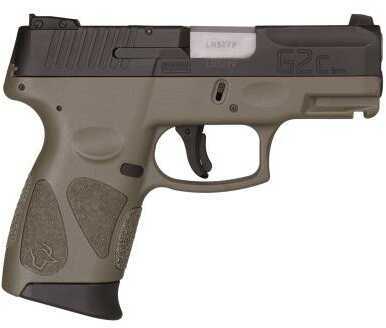 Taurus Semi-auto Pistol G2C 9mm Black / Od Green 3.2" Barrel 12 Roud