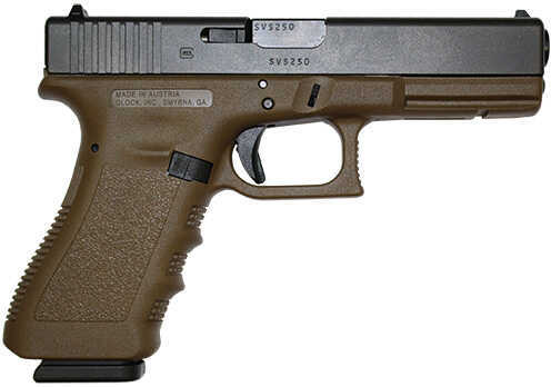 Glock Semi-Auto Pistol G22 G3 Flat Dark Earth 40S&W 10+1 Rounds 4.49" Barrel Fixed Sights With 2- Mags And Accessory Case