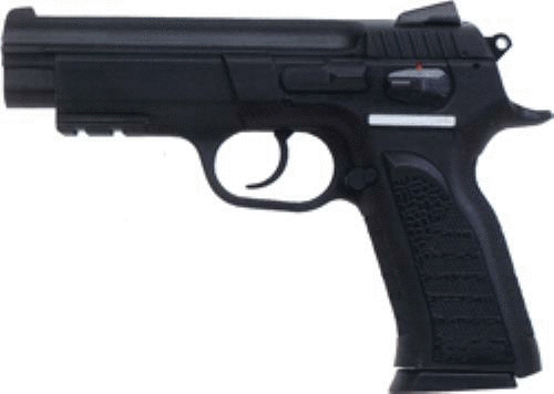 European American Armory Pistol EAA Witness 40 S&W 14 Round Fixed Sights Black Polymer Frame With Rail Semi Automatic