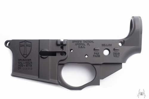 Lower Reveiver Spikes Tactical Crusader Stripped Receiver with Integral Trigger Guard