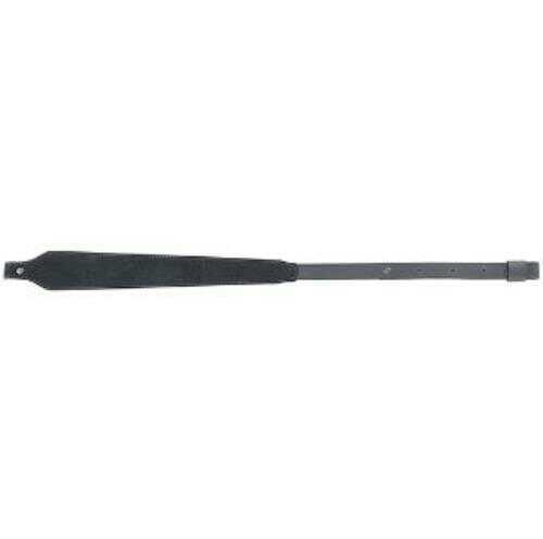 AA&E Leathercraft Sling Black Long Taper Suede Md: 8508005010