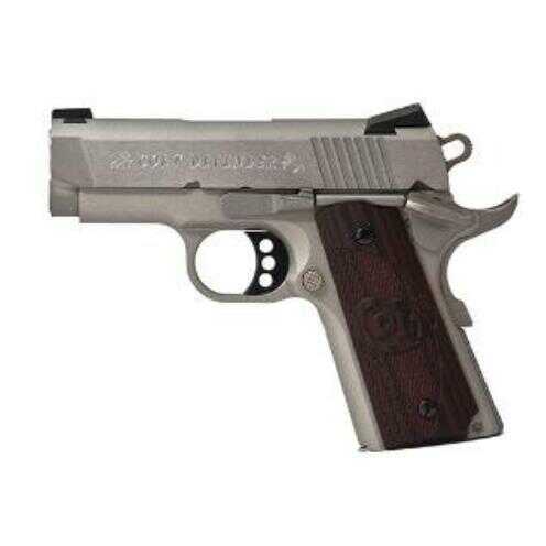 Colt Defender 45 ACP 3" Barrel 7 Round Stainless Steel Finish Semi Automatic Pistol O7000XE