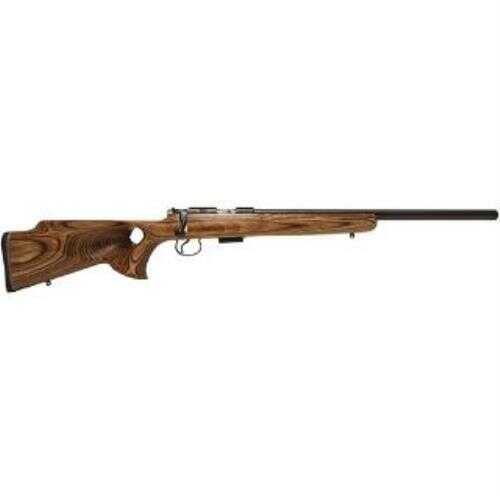 Cz 455 Thumbhole Rifle 17 Hmr 20.5" Barrel Brown Laminate 5 Round