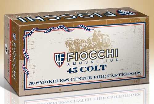 45 Colt 50 Rounds Ammunition Fiocchi Ammo 250 Grain Lead