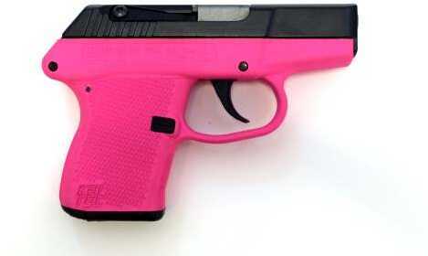 Kel-Tec P-3AT 380 ACP 6+1 Rounds Black Pink Poly Blued Slide Frame Barrel 2.76" Semi-Auto Pistol