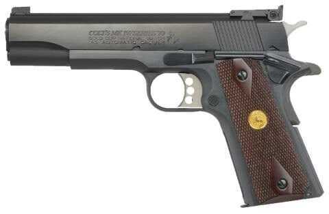 Colt Gold Cup National Match Pistol 45 ACP 5" Barrel Blued Finish 8+1 Rounds Semi Automatic