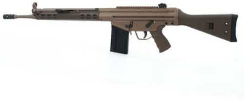 PTR-91 GIR Semi-automatic Rifle 308 Win 18" Barrel Flat Dark Earth Finish Patriot Brown Furniture 20 Round Steel Lower with Contoured Grip 5/8X24 Flash Hider 1-20 Magazine Paddle Release