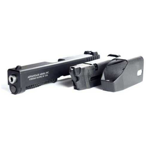 Advantage Arms Conversion Kit 22LR 4.49" Barrel Fits Glock Generation 4 19/23 Black Finish Standard Sights 1-10 Rounds Mag