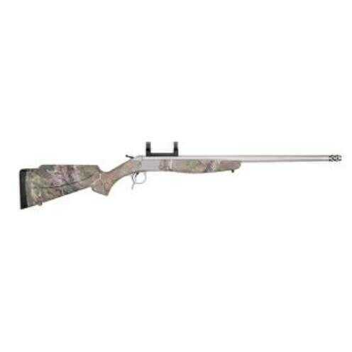 CVA Scout V2 444 <span style="font-weight:bolder; ">Marlin</span> 25" Fluted Barrel With Muzzle Brake Realtree Xtra Green Camo Stock And Forend Break Action Rifle