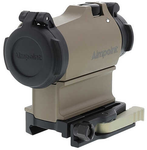 Aimpoint Micro T2 with LRP Mount and 39mm Spacer, 2 MOA Red Dot Sight, Flat Dark Earth