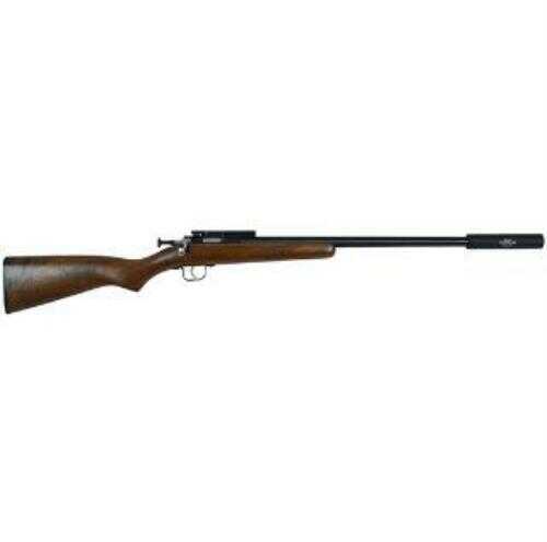 Crickett Rifle 22LR 16" Bull Barrel 1/2x28 Threaded Walnut Stock