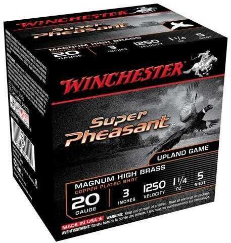 20 Gauge 25 Rounds Ammunition Winchester 3" 1 1/4 oz Lead #5