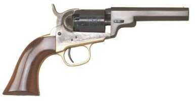 Cimarron Baby Dragoon 1848 Percussion Revolver Pistol 31 Calber 4" Barrel Case Hardened Brass, Walnut Grip