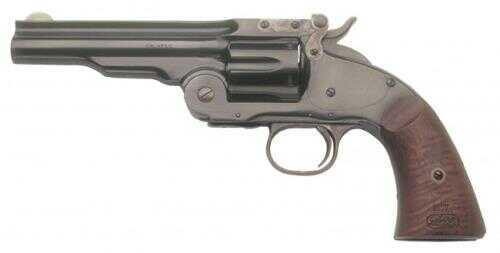 Cimarron Model No. 3 Schofield 38 Special Revolver 5" Barrel S&W Replica 2-Piece Walnut Grip Standard Blue CA858