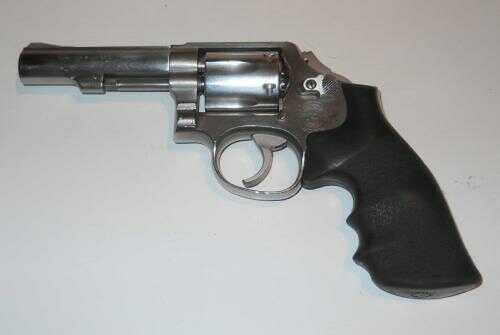 Used Century International Arms S&W 64-5 Revolver 38 Special 4" Barrel Stainless Steel Finish Bobbed Hammer, Very Good Condition