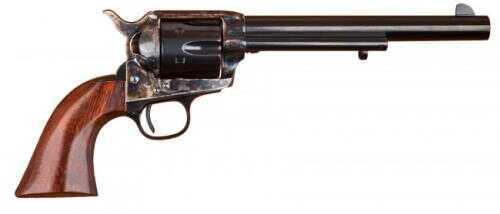 Cimarron 1873 SAA Model P Revolver 357 Magnum BP Frame 7.5" Barrel Case Hardened Receiver Walnut Grip Standard Blued Pistol MP504