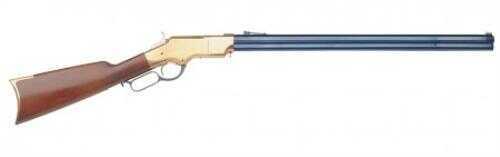 Taylor Uberti 1860 <span style="font-weight:bolder; ">Henry</span> Rifle 44-40 24.25" Octagonal Barrel 13+1 Brass Receiver Walnut Stock Charcoal Blued Finish