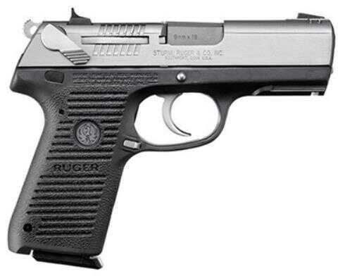 Pistol Ruger KP95PR 9mm Luger 3.9" Stainless Steel 10 Round 13016