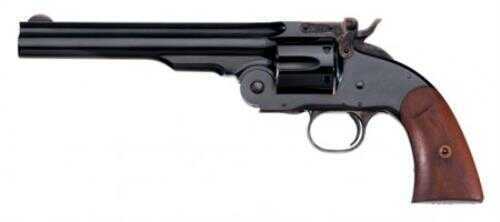Taylor Uberti Top Break Schofield Revolver 7" Barrel 6 Rd Blue Finish Walnut Grips 44-40 Barrel Model 0852