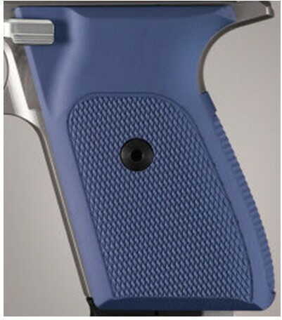 Hogue Sig P230/P232 Grips Checkered Aluminum Matte Blue Anodized 30173