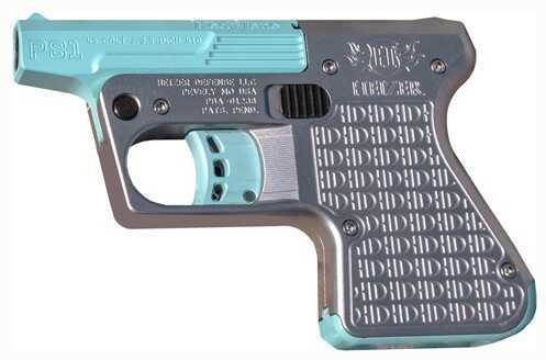 Heizer Defense Pistol Hedy Jane Pocket Shotgun 45 Colt /410 Gauge 2.5" Barrel Stainless Steel /Aqua Blue
