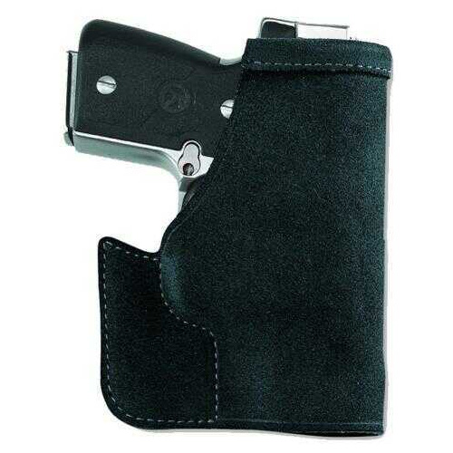 Galco Gunleather Pocket Protector Inside the Waistband Holster Fits Glock 26/27/33 Black Leather