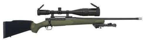 Mossberg Patriot Night Train III 300 Winchester Magnum 22" Fluted Barrel 4 Round OD Green Stock Bolt Action Rifle