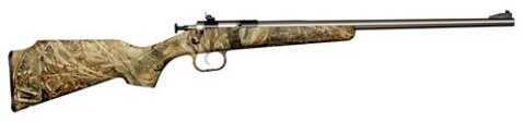 Crickett Rifle G2 22 Long 16.5" Barrel Stainless Steel Mossy Oak Duck Blind Camo Stock Bolt Action Md: KSA2165