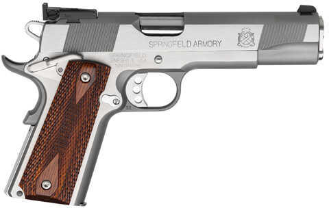 Springfield Armory 1911 9mm Loaded Target Stainless Steel 5" Barrel 9+1 Rounds Cocobolo Grip Semi-Automatic Pistol