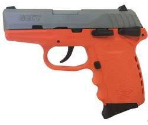 SCCY CPX-1 TTOR Pistol 9mm 3.1" Barrel 10 Rounds Polymer Frame Orange/Natural Stainless