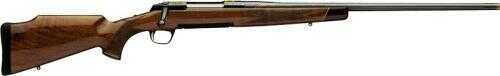 Browning X-Bolt Medallion Safari Grade<span style="font-weight:bolder; "> 375</span> <span style="font-weight:bolder; ">H&H</span> 24" Barrel 3+1 V/VI Black Walnut Stock Gloss Blue Bolt Action Rifle