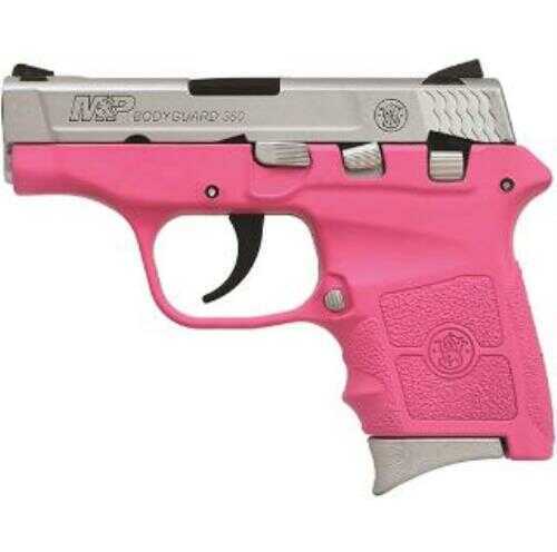 Smith & Wesson Bodyguard 380 ACP 2.75" Barrel 6 Round Pink Polymer Grip Stainless Steel Slide Semi Automatic Pistol