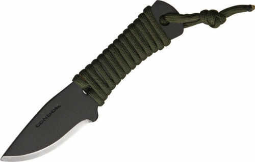 Condor Knife Fidelis Plain Edge with Paracord Handle 2.19 Inch