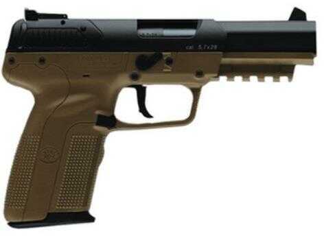 FNH USA Five-Seven USG 5.7x28mm Flat Dark Earth Frame Black Slide 20 Round Mag Semi Automatic Pistol Check Your Local Laws CA, CO, OH And DC 3868929230