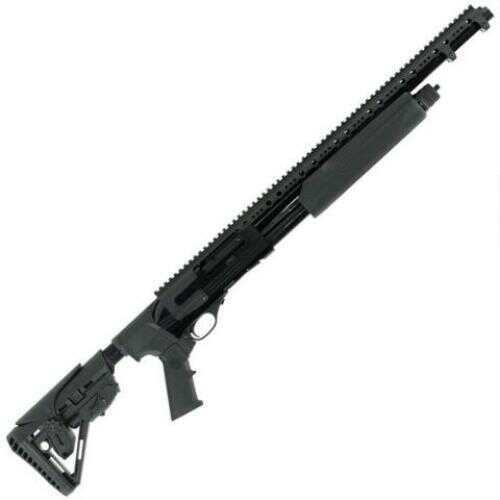 Hatfield PAS 12 Gauge Pump Action Shotgun 20" Barrel 3" Chamber 5 Round Full Length Rail Synthetic Stock