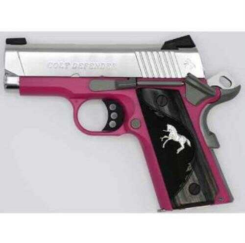Colt Defender 1911 Talo Pistol 9mm 3" Barrel Raspberry Frame Stainless Slide 1 Of 300