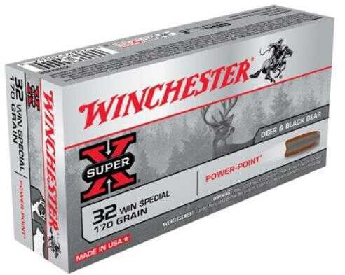 Winchester Super-X Power-Point 32 Winchester Spl 170 Grain Pointed Soft Point 20 Rounds X32WS2