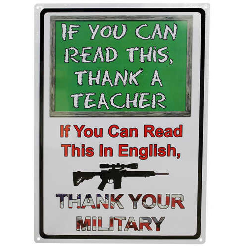 Rivers Edge Products 12" x 17" Tin Sign If You Can Read This 1511