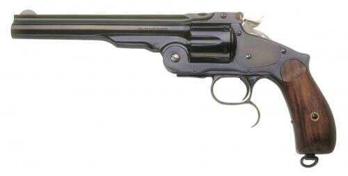 Cimarron Model No. 3 Russian 44 6.5" Barrel S&W Replica Revolver Standard Blued Frame 2 Piece Walnut Grip