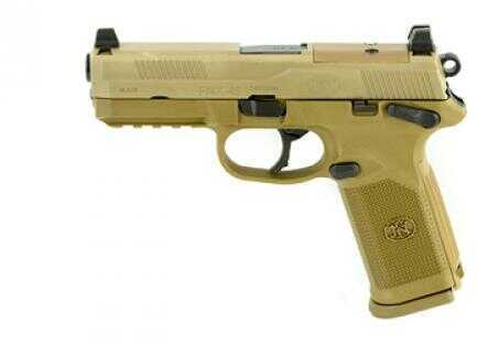 FN FNX-45 Tactical Semi Automatic Handgun .45 ACP 5.3" Threaded Barrel 10 Rounds Flat Dark Earth