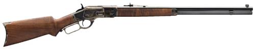 Winchester Model 1873 357 Magnum / 38 Special Lever Action Sporter Octagon Pistol Grip Color Case Hardened Rifle 24" Barrel