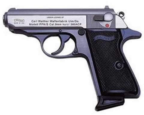 Walther PPK Series 380 3.35" Barrel 7 Round Two Tone Stainless Steel Semi Automatic Pistol VAH38007