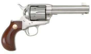 Cimarron Thunderer Revolver 357 Magnum 4.75" Barrel Walnut Smooth Grip Stainless Steel Frame Finish Pistol CA4509