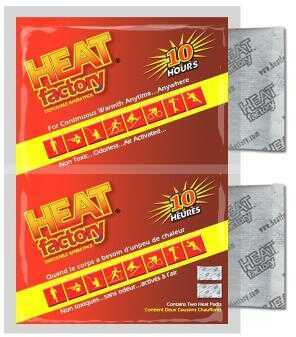 Heat Factory Mini Handwarmers 10 Hour 2 Pack Model: 1953