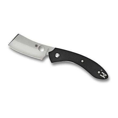 Spyderco ROC Folding 2.77" Cleaver VG10 Stainless Steel G10 Knife Md: C177GP